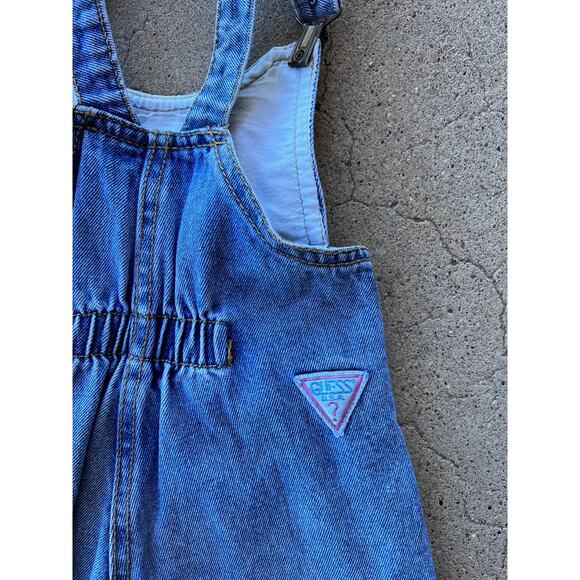 Rare Vintage Guess Baby Denim Overalls 80s 90s Designer Infant - Picture 5 of 5